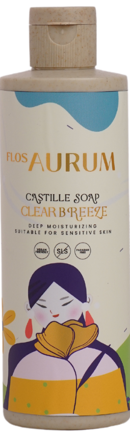 Castile soap clear breeze