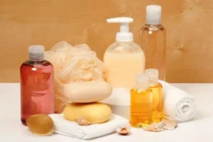 Sabun Mandi cair alami dengan Minyak Esensial